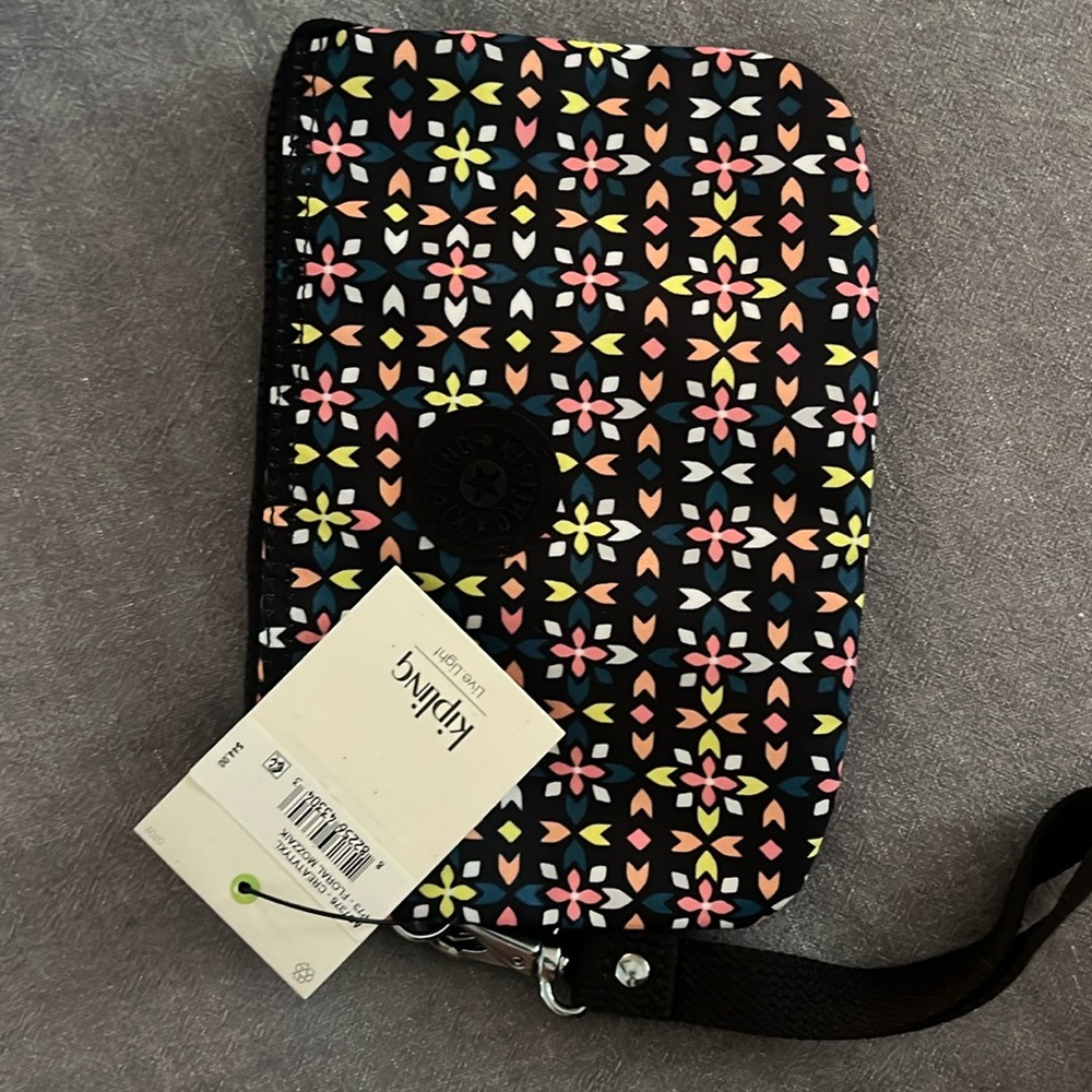 Multi Color Kipling wrist purse